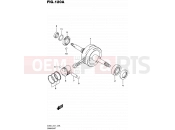 SUZUKI UZ50 L5 (2015) Lets (E27) 120A - CRANKSHAFT