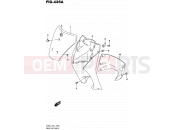 SUZUKI UZ50 L5 (2015) Lets (E27) 435A - FRONT LEG SHIELD