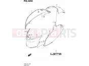 SUZUKI UZ50 L5 (2015) Lets (E27) 445A - FRAME COVER