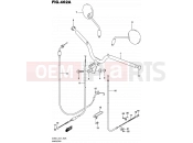 SUZUKI UZ50 L5 (2015) Lets (E27) 462A - HANDLEBAR