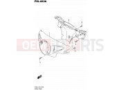 SUZUKI UZ50 L5 (2015) Lets (E27) 463A - HANDLE COVER