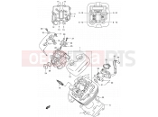 SUZUKI VL125 K7 (2007) Intruder 2 - CYLINDER HEAD (FRONT)