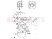 SUZUKI VL125 K7 (2007) Intruder 3 - CYLINDER HEAD (REAR)