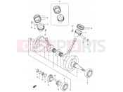 SUZUKI VL125 K7 (2007) Intruder 7 - CRANKSHAFT