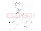 SUZUKI VL125 K7 (2007) Intruder 36 - FRONT FENDER