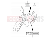SUZUKI VL125 K7 (2007) Intruder 41 - LABEL