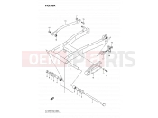 SUZUKI VL125 K7 (2007) Intruder 48A - REAR SWINGING ARM (MODEL K6/K7)