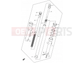 SUZUKI VL125 K7 (2007) Intruder 43 - FRONT FORK DAMPER