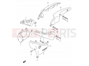 SUZUKI VL125U K3 (2003) Intruder 34A - FRAME COVER (MODEL K1/K2/K3/K4)