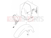 SUZUKI VL125U K3 (2003) Intruder 35 - FRONT FENDER