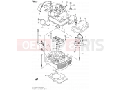 SUZUKI VL1500 L3 (2013) Boulevard C90 (E02) 3 - FRONT CYLINDER HEAD (VL1500L3 E19)