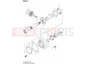 SUZUKI VL1500 L3 (2013) Boulevard C90 (E02) 31 - SECONDARY DRIVE GEAR