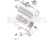 SUZUKI VL1500B L5 (2015) Boulevard C90 (E33) 201A - CLUTCH