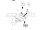 SUZUKI VL1500B L5 (2015) Boulevard C90 (E33) 496A - LABEL