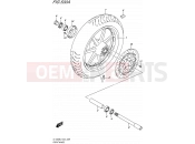 SUZUKI VL1500B L5 (2015) Boulevard C90 (E33) 530A - FRONT WHEEL