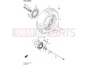SUZUKI VL1500B L5 (2015) Boulevard C90 (E33) 550A - REAR WHEEL