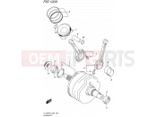 SUZUKI VL1500BT L5 (2015) Boulevard C90 (E28) 120A - CRANKSHAFT
