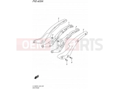 SUZUKI VL1500BT L5 (2015) Boulevard C90 (E28) 403A - REAR FRAME