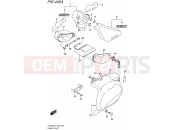 SUZUKI VL1500BT L5 (2015) Boulevard C90 (E28) 445A - FRAME COVER