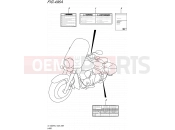 SUZUKI VL1500BT L5 (2015) Boulevard C90 (E28) 496A - LABEL
