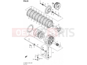 SUZUKI VL1500T L3 (2013) Boulevard C90 (E02) 23 - CLUTCH