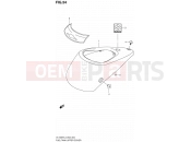 SUZUKI VL1500T L3 (2013) Boulevard C90 (E02) 54 - FUEL TANK UPPER COVER