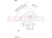 SUZUKI VL1500T L3 (2013) Boulevard C90 (E02) 61 - FRONT FENDER
