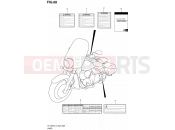 SUZUKI VL1500T L3 (2013) Boulevard C90 (E02) 68 - LABEL (VL1500TL3 E19)