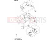 SUZUKI VL1500T L3 (2013) Boulevard C90 (E03,E28,E33) 43 - FRONT TURNSIGNAL LAMP