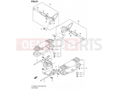 SUZUKI VL1500T L3 (2013) Boulevard C90 (E03,E28,E33) 61 - FOOTREST (VL1500TL3 E33)