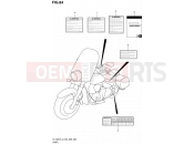 SUZUKI VL1500T L3 (2013) Boulevard C90 (E03,E28,E33) 84 - LABEL (VL1500TL3 E33)