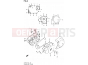 SUZUKI VL250 K2 (2012) Intruder (E24) 6 - CRANKCASE COVER