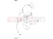 SUZUKI VL250 K2 (2012) Intruder (E24) 21 - BATTERY