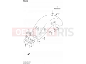 SUZUKI VL250 K2 (2012) Intruder (E24) 38 - REAR FENDER