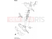 SUZUKI VL250 K2 (2012) Intruder (E24) 43 - FRONT FORK BRACKET