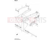 SUZUKI VL250 K2 (2012) Intruder (E24) 47 - REAR SWINGING ARM