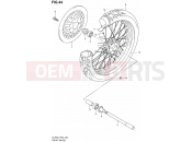 SUZUKI VL250 K2 (2012) Intruder (E24) 44 - FRONT WHEEL