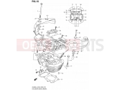 SUZUKI VL800 / VL800T / VL800C L4 (2014) Intruder C800 / Boulevard C50 15 - CYLINDER HEAD (REAR) (VL800CL4 E28)