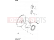 SUZUKI VL800 / VL800T / VL800C L4 (2014) Intruder C800 / Boulevard C50 24 - STARTER CLUTCH