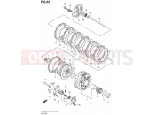 SUZUKI VL800 / VL800T / VL800C L4 (2014) Intruder C800 / Boulevard C50 52 - CLUTCH