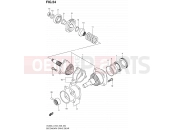 SUZUKI VL800 / VL800T / VL800C L4 (2014) Intruder C800 / Boulevard C50 54 - SECONDARY DRIVE GEAR