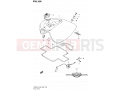 SUZUKI VL800 / VL800T / VL800C L4 (2014) Intruder C800 / Boulevard C50 120 - FUEL TANK (VL800L4 E28)