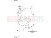SUZUKI VL800 / VL800T / VL800C L4 (2014) Intruder C800 / Boulevard C50 121 - FUEL TANK (VL800L4 E33)