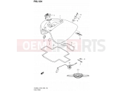 SUZUKI VL800 / VL800T / VL800C L4 (2014) Intruder C800 / Boulevard C50 124 - FUEL TANK (VL800CL4 E33)