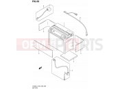 SUZUKI VL800 / VL800T / VL800C L4 (2014) Intruder C800 / Boulevard C50 59 - BATTERY