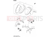 SUZUKI VL800 / VL800T / VL800C L4 (2014) Intruder C800 / Boulevard C50 89 - REAR COMBINATION LAMP (VL800L4 E28)