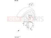 SUZUKI VL800 / VL800T / VL800C L4 (2014) Intruder C800 / Boulevard C50 144 - FRONT FENDER (VL800L4 E33)