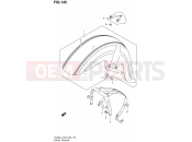 SUZUKI VL800 / VL800T / VL800C L4 (2014) Intruder C800 / Boulevard C50 145 - FRONT FENDER (VL800CL4 E03)