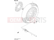 SUZUKI VL800 / VL800T / VL800C L4 (2014) Intruder C800 / Boulevard C50 195 - FRONT WHEEL (VL800CL4 E28)