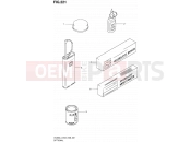 SUZUKI VL800 / VL800T / VL800C L4 (2014) Intruder C800 / Boulevard C50 221 - OPTIONAL